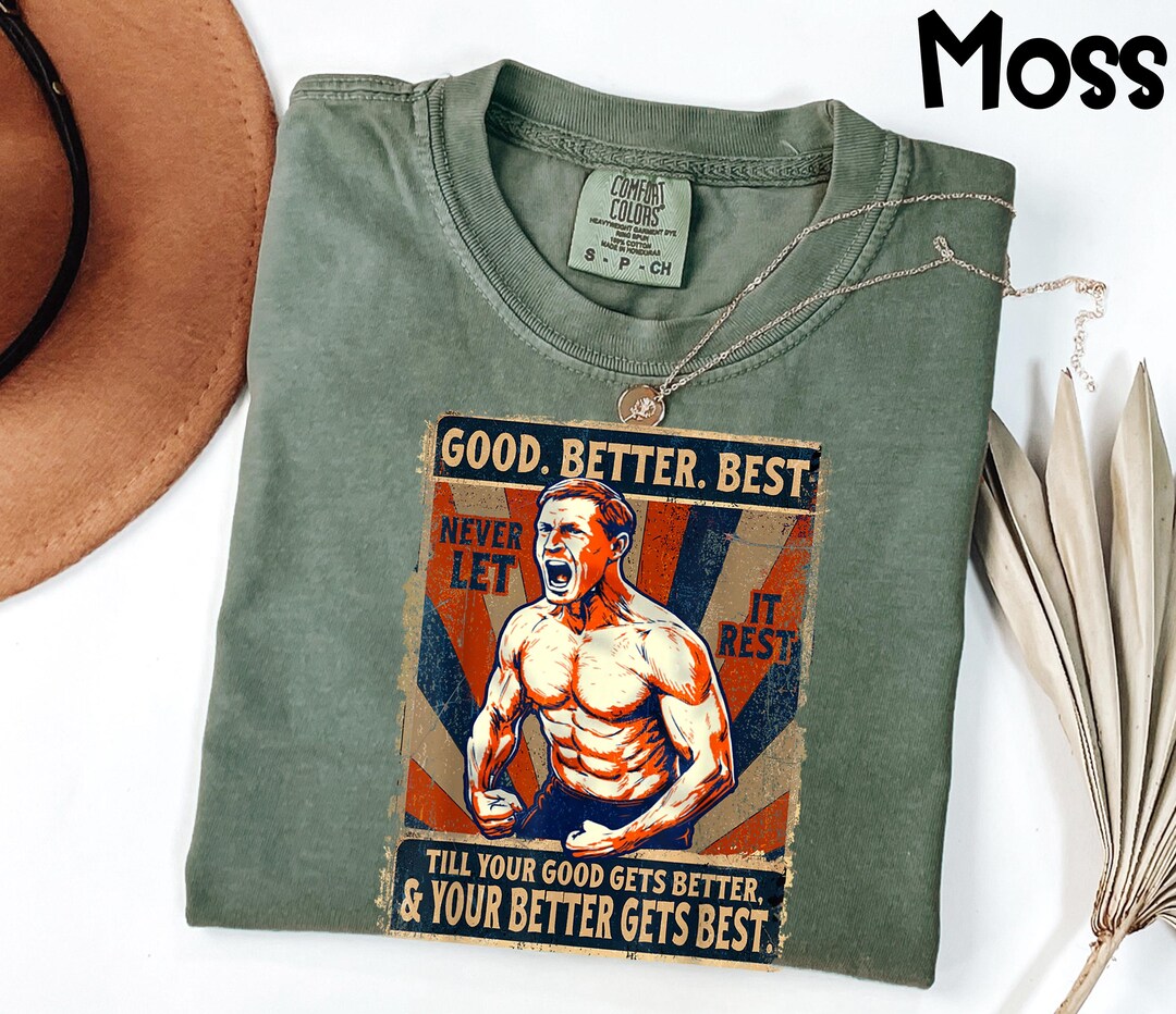 Comfort Colors® Good Better Best Tee, Chicago Pro Football Mantra Shirt ...