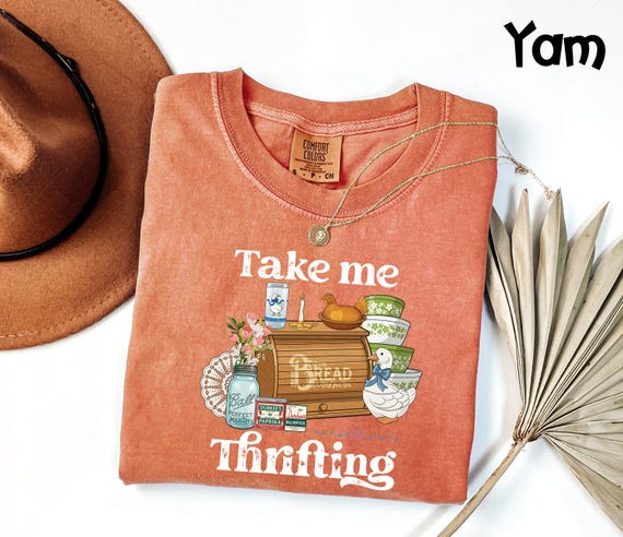 Comfort Colors® Thrifting Shirt, Take Me Thrifting Tee, Grandma Core Apparel, Sustainable Shopper Gift for Vintage Lovers