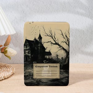 Gotisch compositieboek Kindle-hoesje voor Kindle 6&quot;/6,8&quot;/7&quot;, Paperwhite 1/2/3, Paperwhite 12/11/10, Kindle Paperwhite-omslag, Kindle 2022 2024