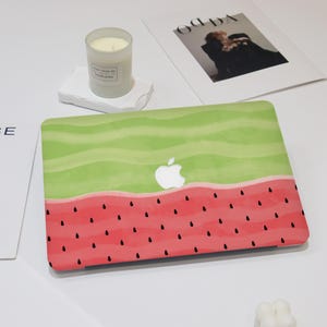Cute Watermelon MacBook Case | Cute Protective Cover for Macbook Air 13/15/11 & Pro 14/13/15/16 | Cute Cartoon Laptop HardShell Gift for Her