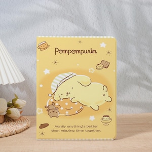 Kawaiii Cute Pompompurin Sanrio iPad Case,Sanrio Pompompurin In Bed iPad Case Cover For iPad 11th 2025, iPad Air7, iPad Pro 2024, iPad Mini7