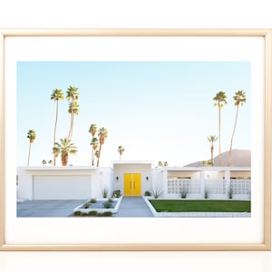 Wüstenfotografie, Mid Century Home, Palm Springs Home, Coachella, große Wandkunst, Fotodruck, Palm Springs, Mid Century Foto, Kalifornien