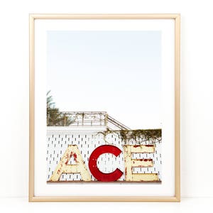 Ace Hotel Photo, Photography, Wall Art, Boho, Palm Springs Hotel Photo, Desert Photography, Boho Art, Wall Decor, California Photography