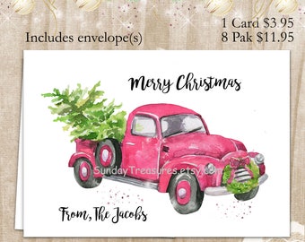 Custom Tree Farm Greeting Card