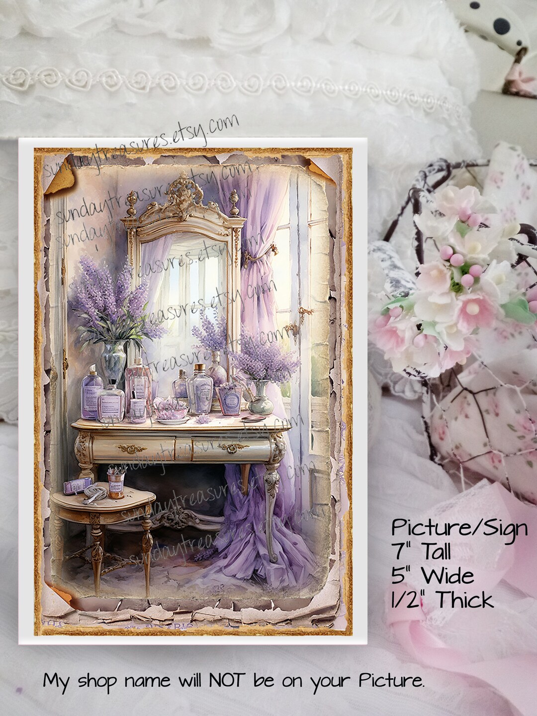 Vaanity Sign Stunning Lavender Bedroom Vanity Sign Picture / Fancy Wall Art Wall ...