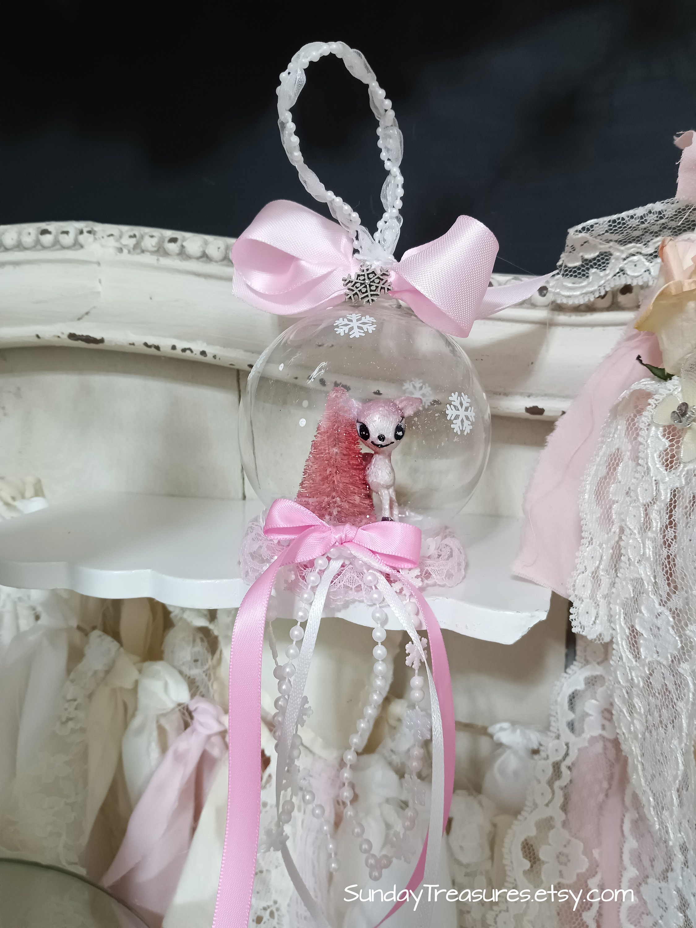 Pink Retro Deer Fawn
