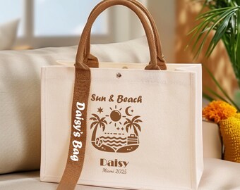 Custom Tote Bag with name, Tote Bag for Party, Girls Trip Bag, Travel Bag, Personalized Tote Bag, Birthday Gift Bag, Gift bag for friends