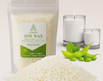 Soy Wax Pellets 1kg | Natural Vegan Candle Making