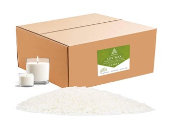 3KG Soy Wax 100% Pure Candle Making Wax Natural Flakes Clean Burning Soya