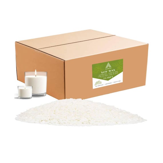 Sojawachs-Flocken Zur Kerzenherstellung – 1 Kg, 100% Natürlich, Biologisch Abbaubar, Für DIY-Kerzen