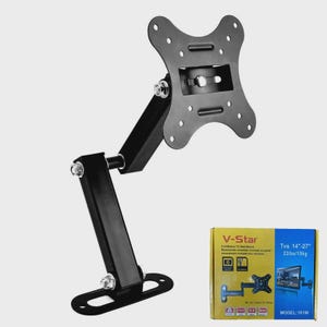 Full Motion TV Wall Mount Bracket: 14-27&quot; LCD LED Plasma TVs