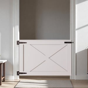 Barn Child & Dog Safety Gate – Wooden Baby Gate, Indoor Pet Barrier, Decorative Stair Safety Gate - Outdoor Safety Gate