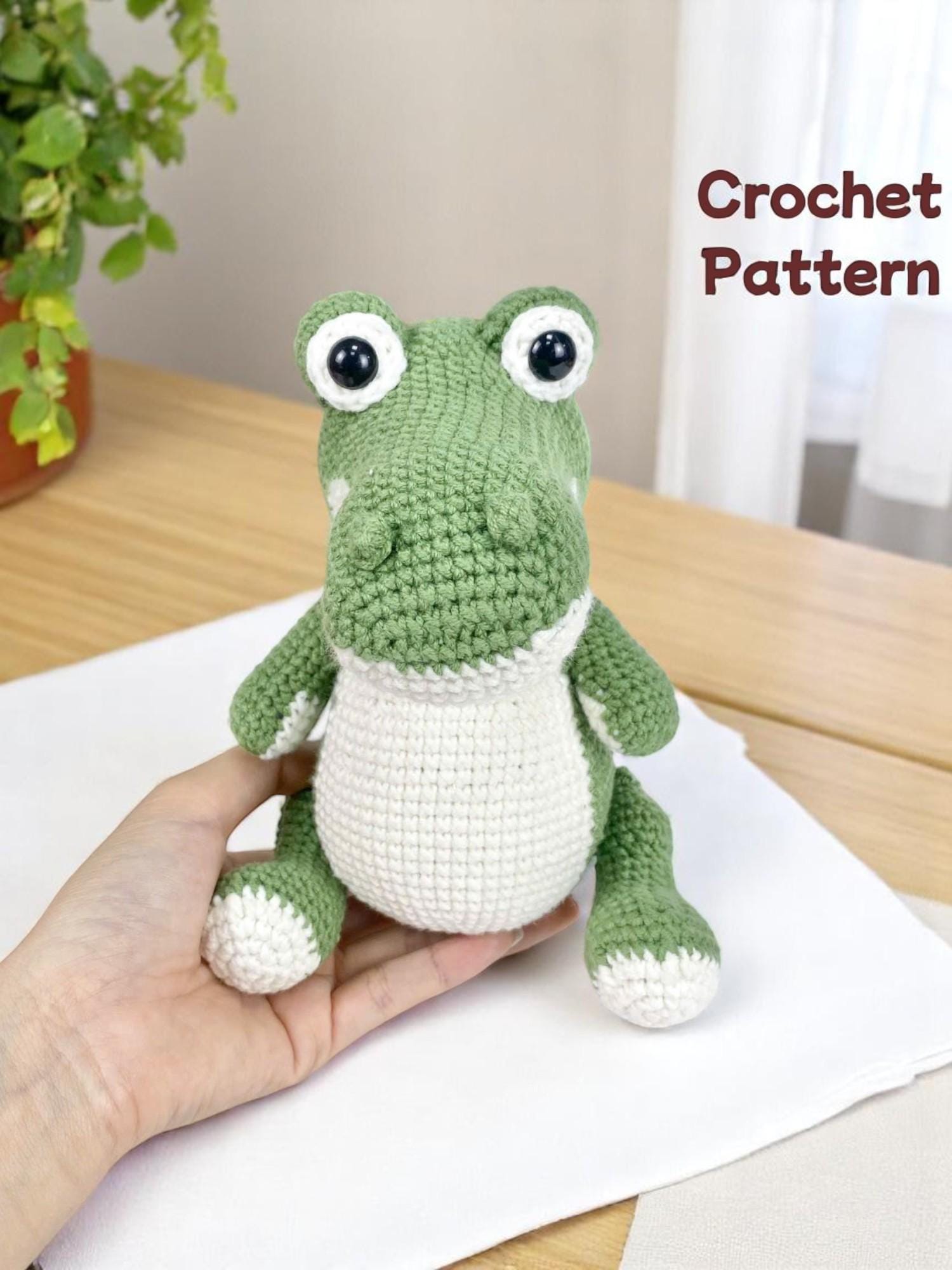 30 Alligator Crochet Patterns for Handmade Gifts, Nursery Decor, and Playful Amigurumi 21 Cute Alligator Plush Amigurumi Pattern