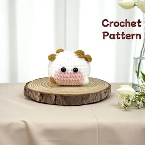 Cow Crochet Pattern, Amigurumi Cow, Cute Cow Plush, Cow Stuffed Toy, PDF Crochet Pattern