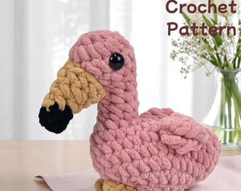Flamingo Crochet Pattern: Amigurumi Plush Toy (PDF Pattern)