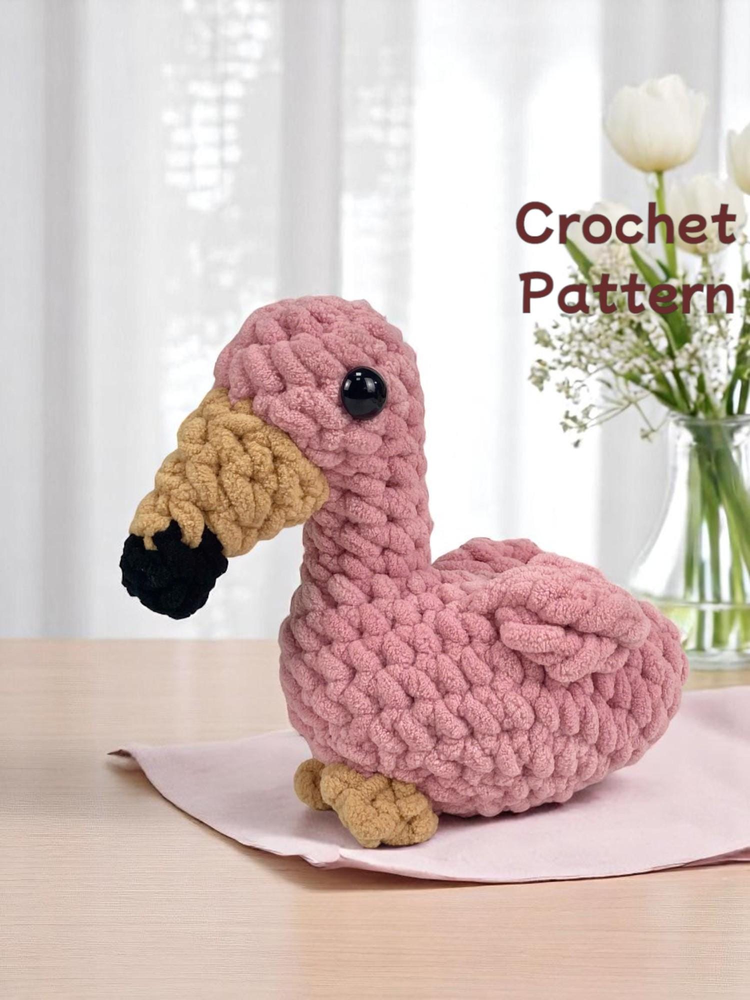 Flamingo Plush Toy PDF Pattern