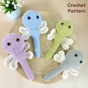Amigurumi Dragonfly Crochet Pattern: Easy Plush Toy Tutorial (PDF Download)