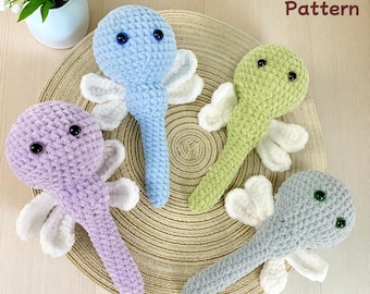 Amigurumi Dragonfly Crochet Pattern: Easy Plush Toy Tutorial (PDF Download)