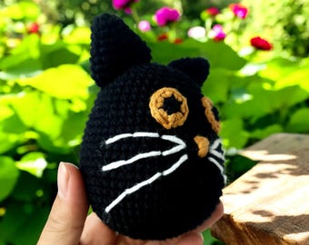 Crochet Cat Amigurumi Pattern: Sleepy Kitten Tutorial (PDF)