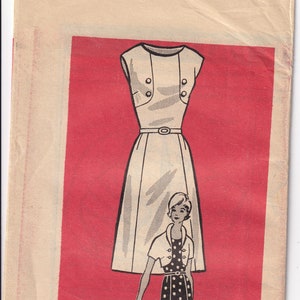 Vintage 1962 Mail Order The Idaho Farmer 9073 UNCUT FF Sewing Pattern Misses&#39; Dress and Bolero Jacket Size 14 Bust 34