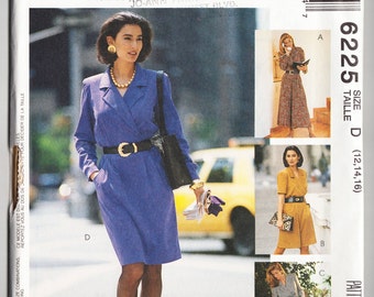 Classic 1992 Sew News 6225 UNCUT Sewing Pattern Misses' Jumpsuit in Three Lengths and Dress Size 12,14,16 Bust 34,36,38