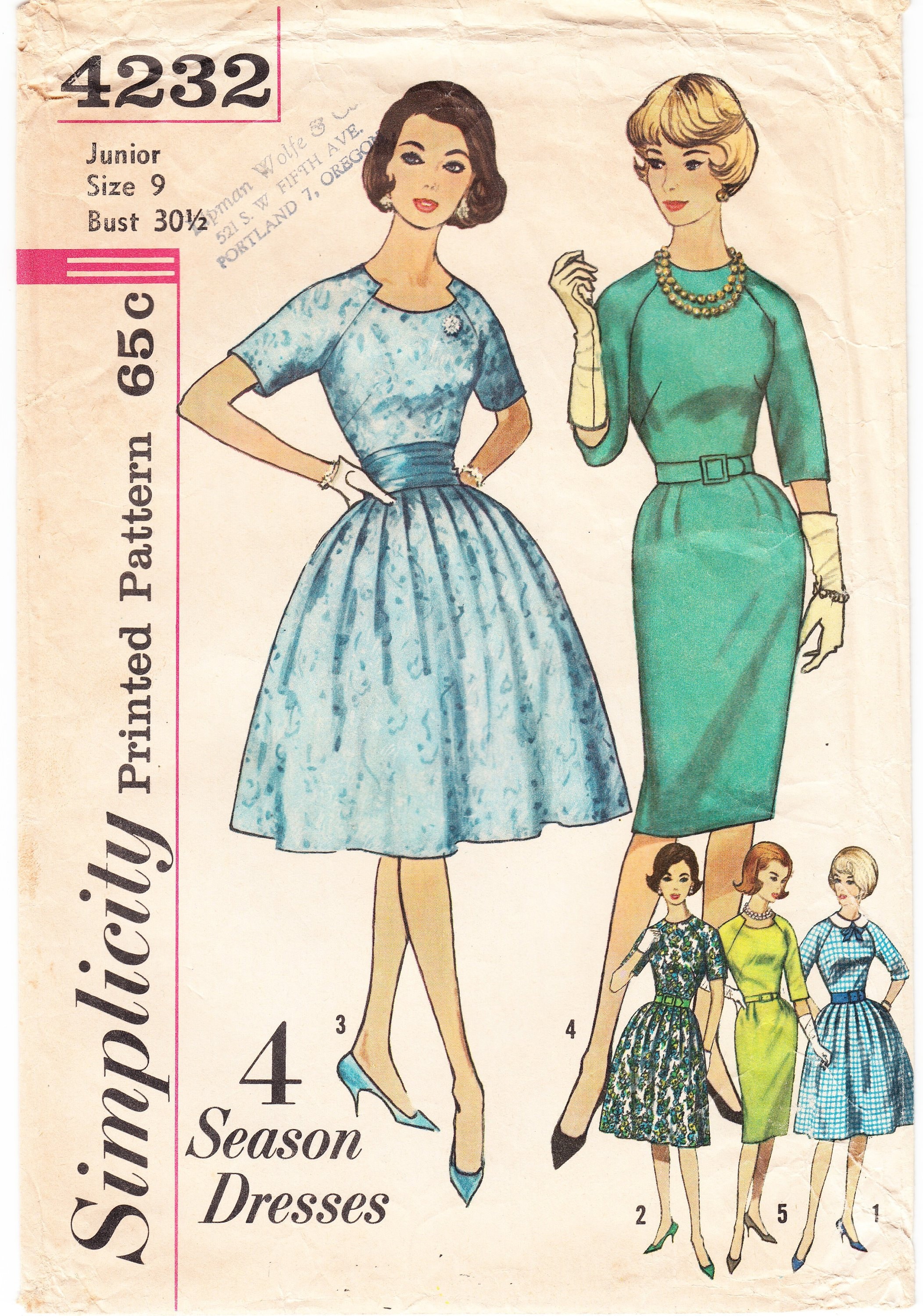 sachin and babi light blue dress Adrianna Papell AP1E206514 - Long Chiffon, Jersey Sheath Dress main image 1