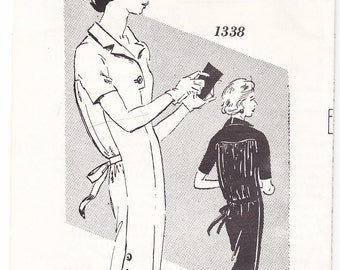 Vintage 1958 Spadea 1338 American Designer Mr. Mort Sewing Pattern Misses' Dress Size 13 Bust 36