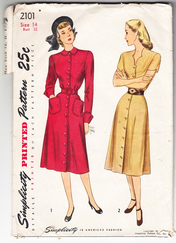 Bust 34 Assorted VINTAGE ORIGINAL SIMPLICITY PRINTED PATTERNS New//Uncut 14