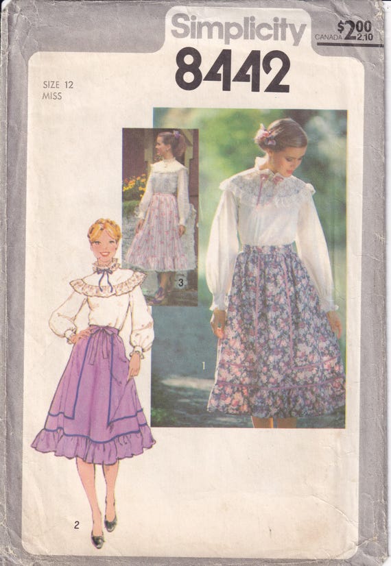 Patrón De Costura Simplicity 8448 - Vestido Vintage Estilo Años 50 Con Chaleco, Tallas 6-14
