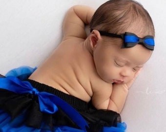 Baby Girl Thin Blue Line headband Only