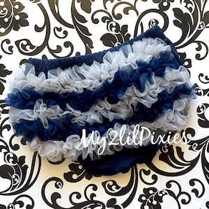 Dallas Cowboys Ruffle Bum Baby Bloomer - Ruffle Diaper Cover - Baby Shower Gift