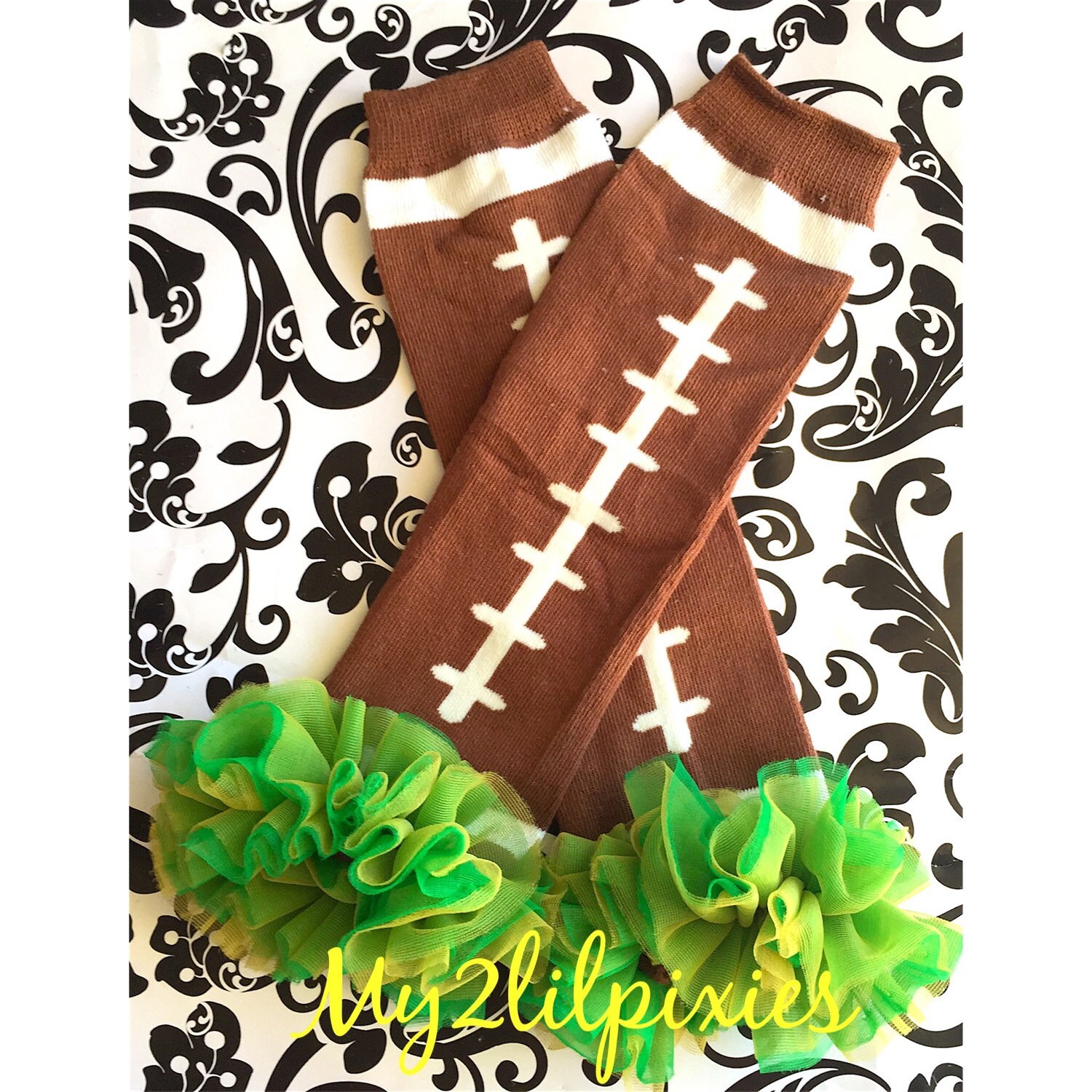 Football Leg warmers Green Bay leg warmers Baby Girl Leg Etsy