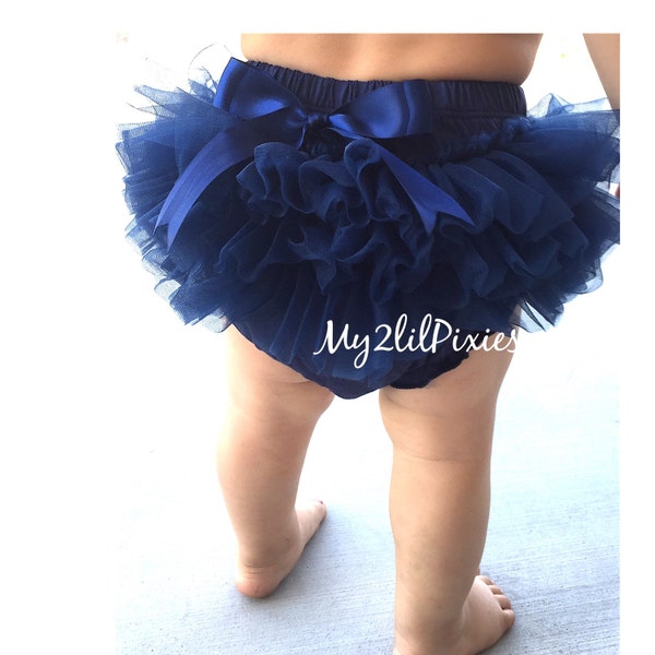 NAVY TUTU BLOOMERS - Baby Girl Gift - Ready to ship