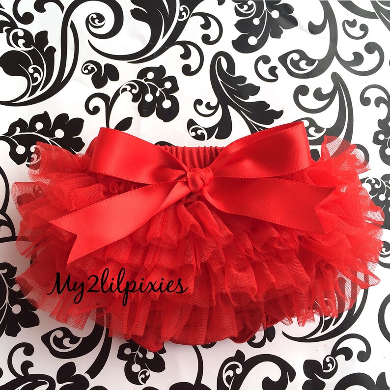 Navy Blue Ruffle Bum BABY BLOOMER With Satin Bow Baby Girl Etsy