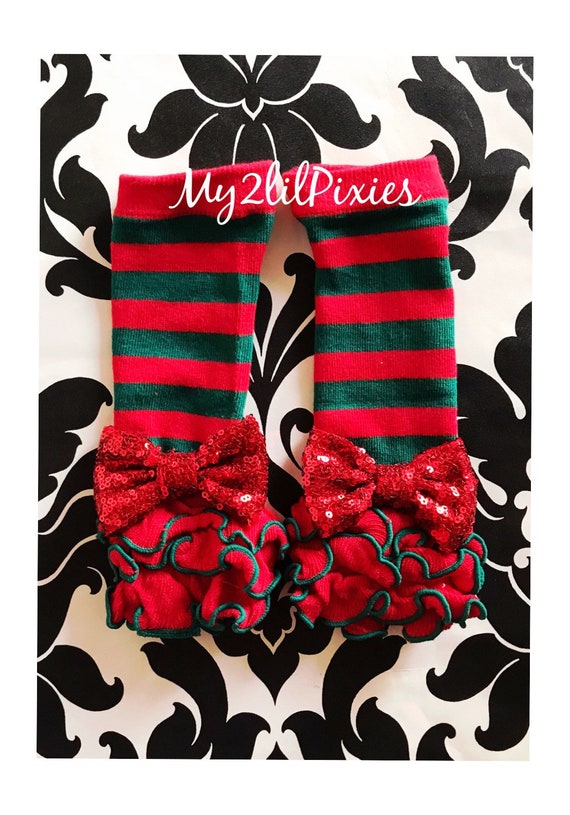 baby christmas leg warmers