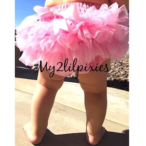 TUTU BLOOMERS Pick Your Colors Ruffles all the way around Newborn Tutu Toddler Tutu First Birthday Tutu Baby Girl Gift image 5