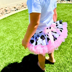 Cowgirl tutu for baby Girl , Farm Birthday Tutu , First Birthday Tutu Bloomer , Rodeo Tutu Baby Girl  , Baby Girl Farm Birthday Party