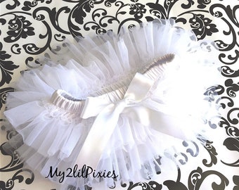 WHITE TUTU Bloomers - Baby Girl Tutu