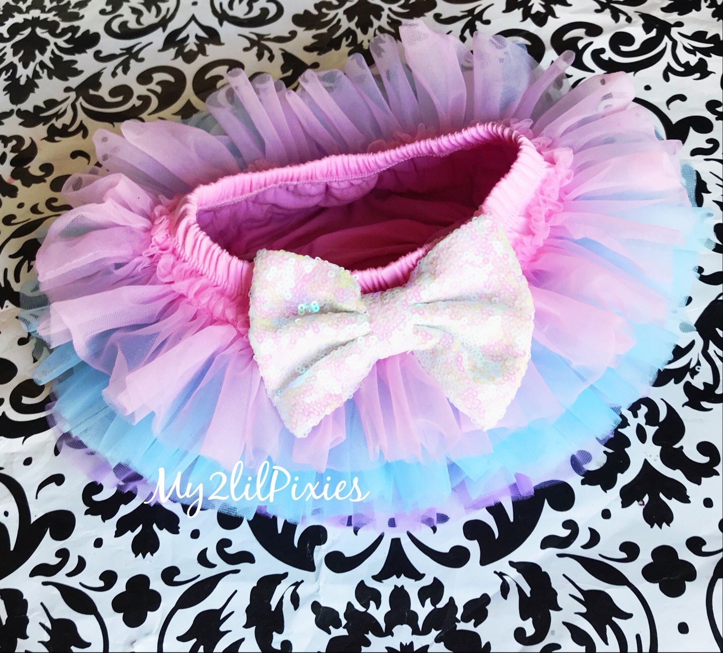 Unicorn Tutu Bloomer, Pastel Rainbow Tutu, Birthday Girl Tutu, 1st Bi…