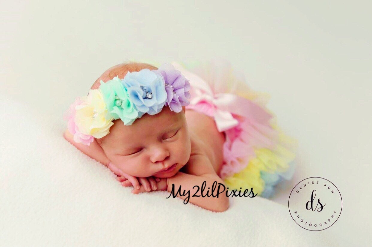newborn rainbow tutu
