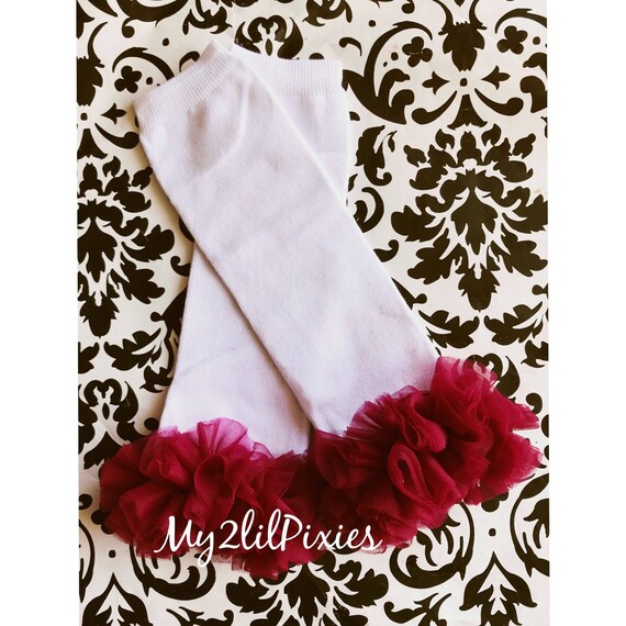 baby ruffle leg warmers