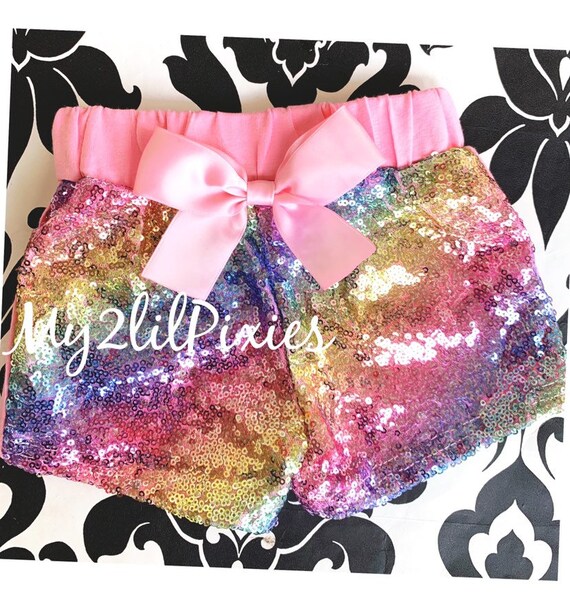Baby glitter shorts hot sale