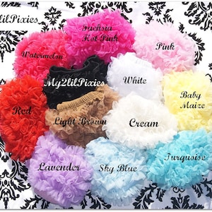 BABY BLOOMERS - Diaper Cover with Ruffles - Ruffle Bum Bloomer - Choose your Color(s)
