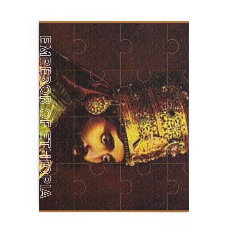 Haile Selassie I Historical Puzzle, Rastafarian Leader Jigsaw