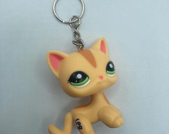 LITTLEST PETSHOP LPS #2512 Hasbro Chat Chaton Cat Ketten Kitty Jaune Yeux Violet EUR 12,00 - FR