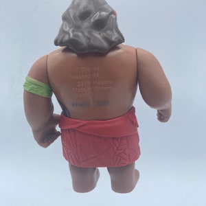 Disney Moana Moana's Dad Padre Llavero Mochila Cremallera Monedero Cadena 3.5 "Alto Juguetes Reutilizados Figura Figural imagen 2