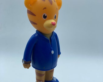 PBS Daniel Tiger's Neighborhood Dad Keychain Backpack Zipper Purse Chain 3.5" Tall Repurposed Toys Figural Figure