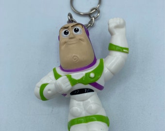 Disney Pixar Toy Story Buzz Lightyear Character Keychain Backpack Zipper Purse Chain 2.5" Repurposed Toys Figural Figure