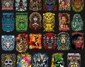 74 Streetwear PNG-paket | Högkvalitativ urban designgrafik för t-shirts, klistermärken och digital konst | Direktnedladdning