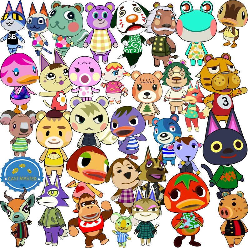 Animals MEGA Bundle - 50 Different Animals SVG Clipart - Cute Animals ...
